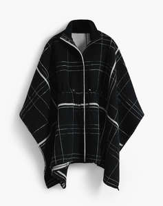 DESIGUAL PONCHO_CUADROS ALDAMA DE DAMA