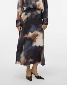 VERO MODA VMJOA HW ANKLE SKIRT PR WVN GA