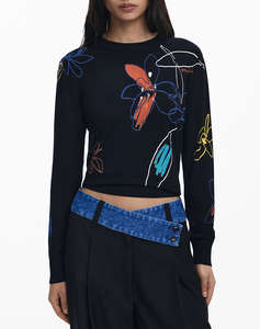 DESIGUAL JERS_ARTY PULOVER DE DAMA