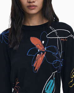 DESIGUAL JERS_ARTY PULOVER DE DAMA