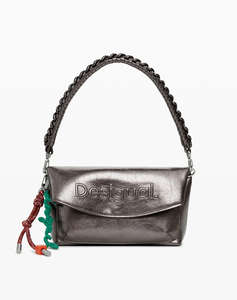 DESIGUAL BAG_HALF LOGO TROKEL DARK SILVE GEANTA DE DAMA