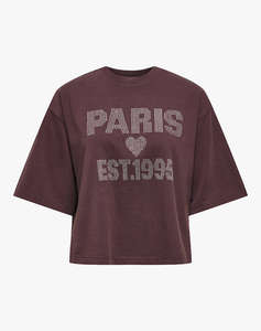 ONLY ONLJOS S/S O-NECK SHINE TOP BOX JRS