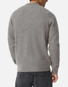 CAMEL ACTIVE Cardigan tricotat full zip stand up collar