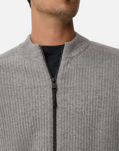 CAMEL ACTIVE Cardigan tricotat full zip stand up collar