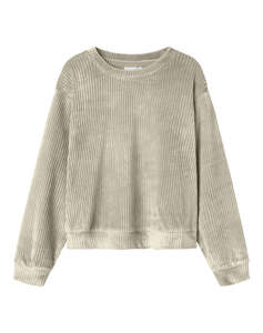 NAME IT NKFVELOA LS VELVET SHORT TOP