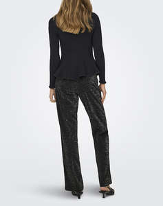 ONLY ONLKENYA L/S PEPLUM TOP JRS NOOS