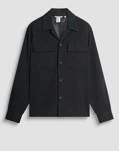 ANTONY MORATO MMSL00776FA600260 MIN OF 6 SHIRT REGULAR FIT IN STRETCH VISCOSE BLEND FABRIC TWILL CONSTRUCTION WITH LOGOED METAL BADGE BLUZA DE BARBATI