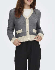 ONLY ONLMAGGIE LIFE LS V-NECK CARDI CC KNT