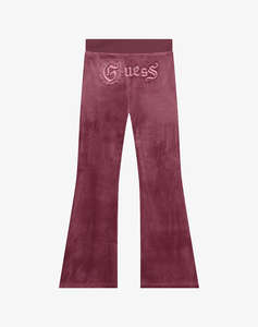 GUESS VELVET FLARE ACTIVE PANTS PANTALONI DE COPII GIRL