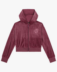 GUESS HOODED ACTIVE TOP WITH ZIP HANORAC DE COPII GIRL