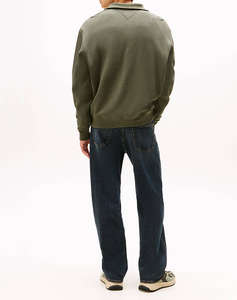 TOMMY JEANS TJM RLX WAFFLE SCRIPT QRTR ZIP