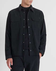 ANTONY MORATO MMSL00765FA300027 MIN OF 6 SHIRT REGULAR FIT IN CORDUROY FABRIC WITH LOGOED METAL BADGE BLUZA DE BARBATI