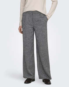 ONLY ONLBEKKA LIFE HW WIDE WOOL LOOK PANT TLR
