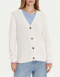 TOMMY JEANS TJW CABLE CARDIGAN