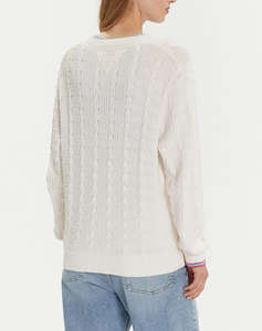 TOMMY JEANS TJW CABLE CARDIGAN