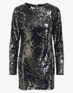 ONLY ONLEVELDA LS SEQUIN DRESS WVN