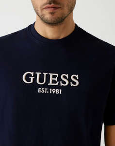 GUESS CN SS EMBROIDERY LOGO TEE BLUZA DE BARBATI