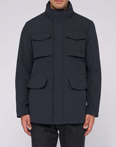 TRUSSARDI OUTERWEAR -FIELD JACKET IN TECH POLY