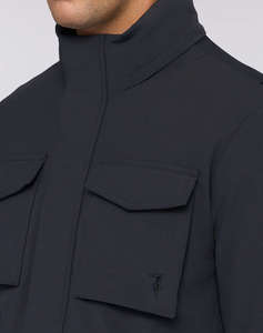TRUSSARDI OUTERWEAR -FIELD JACKET IN TECH POLY