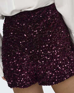 ONLY ONLANIKA HW SEQUINS SKORT WVN