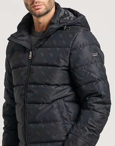 GUESS MONOGRAM PUFFA JACKET GEACA DE BARBATI