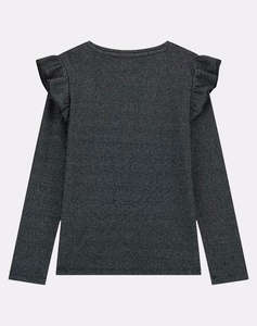 GUESS RIB LUREX LS T-SHIRT BLUZA DE COPII GIRL