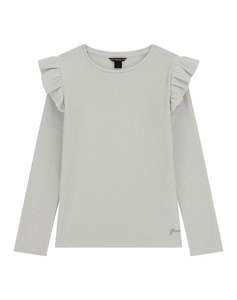 GUESS RIB LUREX LS T-SHIRT BLUZA DE COPII GIRL