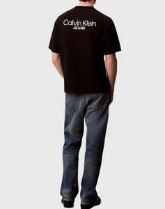 CALVIN KLEIN LOGO BACK PRINT T-SHIRT