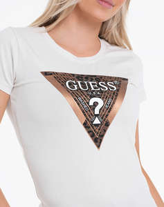 GUESS SS CN LEO TRIANGLE TEE BLUZA DE DAMA