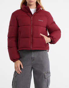 GUESS JEANS GJ CROPPED PUFFER GEACA DE DAMA