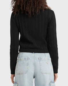 GUESS JEANS GJ LS HALF ZIP CABLE SWTR TRICOTAT DE DAMA