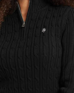 GUESS JEANS GJ LS HALF ZIP CABLE SWTR TRICOTAT DE DAMA