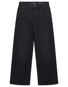 GUESS 90S BLK STR DNM PANTS W/RH PANTALONI DE COPII GIRL