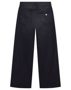 GUESS 90S BLK STR DNM PANTS W/RH PANTALONI DE COPII GIRL