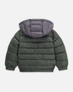GUESS HOODED PADDED LS PUFFER W/ZIP GEACA DE COPII BOY