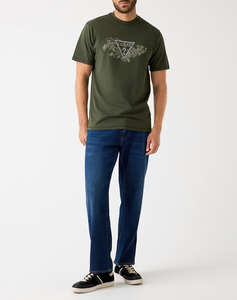GUESS CN SS EMBROIDERY TRIANGLE TEE BLUZA DE BARBATI