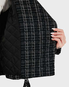 GUESS SANDRA TWEED BIKER GEACA DE DAMA