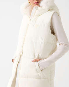 GUESS KATRINA SKI HOODY VEST GEACA DE DAMA