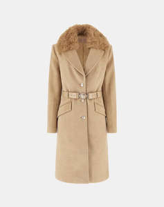 GUESS NEW PATRICE BELTED COAT PALTON DE DAMA