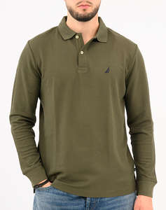 NAUTICA BLUZA POLΟ ΜΜ LS DECK POLO_SUSTAINABLE