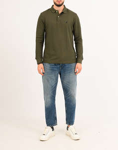 NAUTICA BLUZA POLΟ ΜΜ LS DECK POLO_SUSTAINABLE