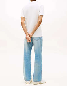 TOMMY JEANS TJM REG LINEAR LOGO TEE EXT