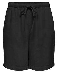 ONLY ONLSIESTA MW PULL-UP LIN BL SHORTS NOOS