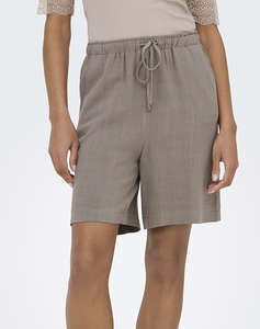 ONLY ONLSIESTA MW PULL-UP LIN BL SHORTS NOOS